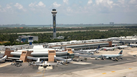 Cancun Flughafen Ankunft