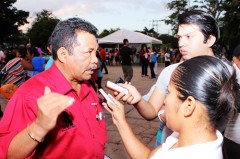 Hernán Villatoro denunció haber recibido amenazas por parte del alcalde benbitojuarense y lo responsabilizó de cualquier a agresión a gente del PT.