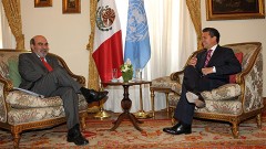 El director general de la FAO, José Graziano da Silva, se reunió ayer con el presidente de México, Enrique Peña Nieto.