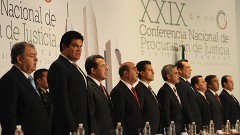 El presidente Enrique Peña Nieto encabezó la Conferencia Nacional de Procuración de Justicia.