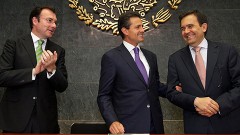El presidente Enrique Peña Nieto hizo el anuncio sobre las compras gubernamentales de los próximos meses para activarla economía.