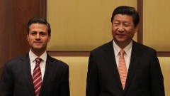 La primera actividad que tuvo el presidente Enrique Peña Nieto en San Petersburgo, fue la entrevista con Xi Jiping, primer mandatario de China.