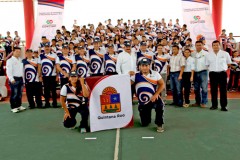 Los atletas portaron con orgullo los colores de la entidad y se declararon listos para la máxima fiesta deportiva del país.