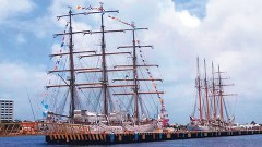 Los veleros junto con su tripulación zarparán del puerto de Cozumel hoy por la tarde, para continuar con su travesía hacia el Puerto de Veracruz.