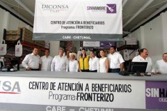 El primer Centro de Atención a Beneficiarios del programa “Fronterizo”, donde la población podrá adquirir alimentos nutritivos a bajo costo se encuentra en el fraccionamiento Fidel Velázquez.