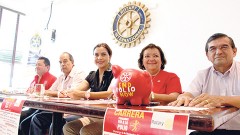 Con la concentración de mil corredores los clubes Rotarios del estado pretenden recaudar un donativo para combatir la polio.