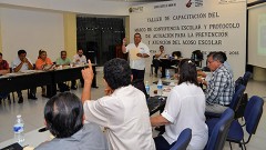 En el curso participaron los supervisores de Benito Juárez, Lázaro Cárdenas e Isla Mujeres.