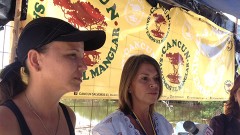 La activista Katerine Ender Córdova, desde el plantón permanente en Malecón Tajamar Cancún llamó a formar cinturones humanos en torno a los desarrollos que atentan contra el mangle, así como contra la fauna y flora protegida.