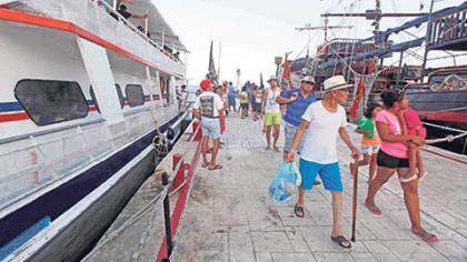 En este periodo vacacional por la Semana Mayor, al menos 200 mil turistas cruzarán a Isla Mujeres.
