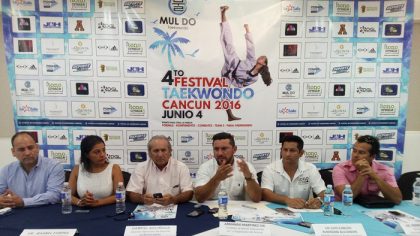 De nueva cuenta, la ciudad de Cancún volverá a ser sede del Festival de Taekwondo, que tendrá verificativo el sábado 4 de junio.