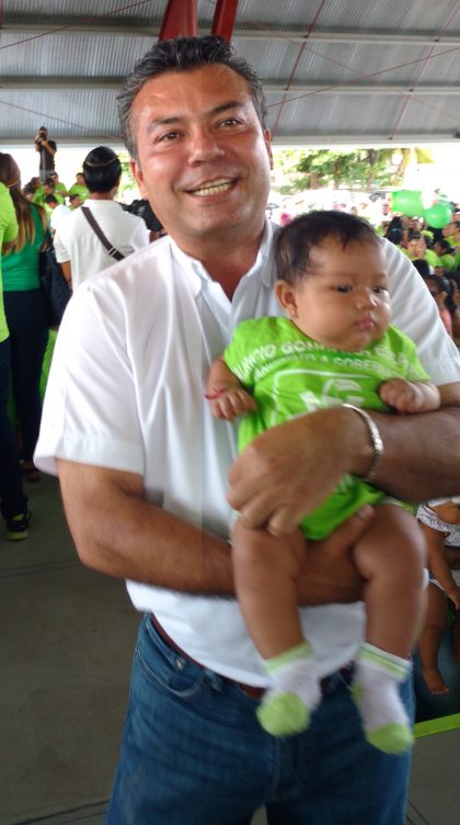 Cuenta Mauricio Góngora Escalante con el respaldo absoluto de la estructura del Partido Verde, primera fuerza política en Cancún.