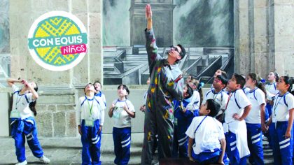 “Con Equis Niños”, es una operadora de tours enfocados al público infantil que diseña itinerarios de contenido lúdico y didáctico para que el niño tenga la oportunidad de disfrutar y comprender su patrimonio cultural.