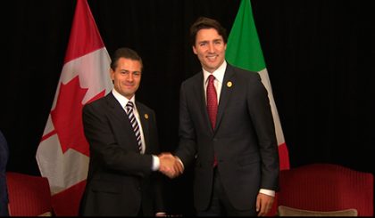 Enrique Peña Nieto inicia este lunes una visita de Estado a Canadá, a invitación del primer ministro, Justin Trudeau.