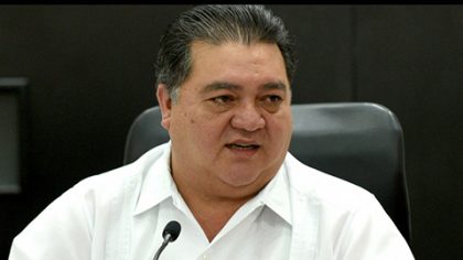 El presidente de la Gran Comisión del Congreso de Quintana Roo, Pedro Flota Alcocer.