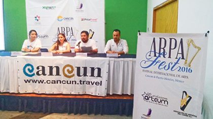 Cancún y Puerto Morelos serán los anfitriones de la tercera edición del Festival Internacional de Arpa (ArpaFest 2016).