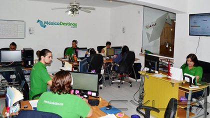 La plataforma de viajes MéxicoDestinos.com, con oficinas en Cancún, Quintana Roo, participó en la Semana Nacional del Emprendedor.