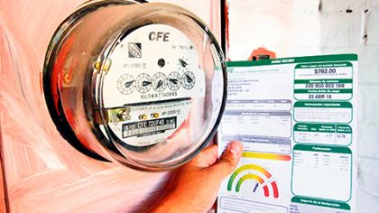 La tarifa eléctrica doméstica de bajo consumo, que representa cerca de 99 por ciento de los hogares en México, se mantendrá sin cambio en noviembre.